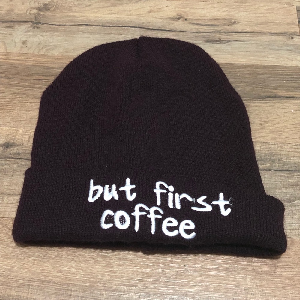 But First Coffee Beanie
